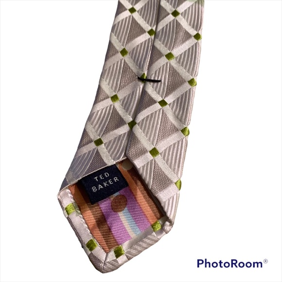 Ted Baker London Men's 100% Silk Tie - Picture 5 of 6